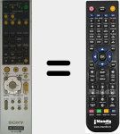 Replacement remote control for RM-PP760 (147861811)