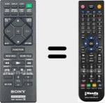 Replacement remote control for RMT-AM330U (149329411)