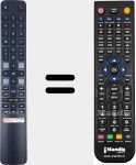 Replacement remote control for RC802NU (21001000005)