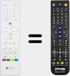 Replacement remote control for RC4876 (23315873)