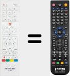 Replacement remote control for RC4876 (23375728)