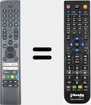 Replacement remote control for RC45190 (23878408)