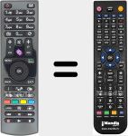 Replacement remote control for RC 4870 (30085964)