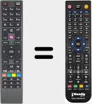 Replacement remote control for RC 4876 (30088184)