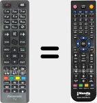 Replacement remote control for RC48127 (30089238)