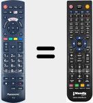 Replacement remote control for 30094757