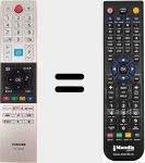 Replacement remote control for CT-8528 (30099677)