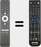 Replacement remote control for RC112GH (306044027FHUN001)