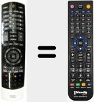 Replacement remote control for REMCON1329