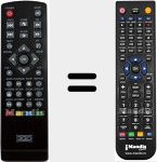 Replacement remote control for 3GO-001