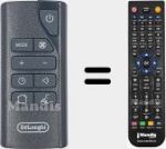 Replacement remote control for 5515110641