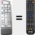 Replacement remote control for 6710RCUF01A