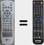 Replacement remote control for 6711R1P065B