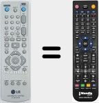 Replacement remote control for 6711R1P073B