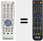 Replacement remote control for PR100 (720117140100)