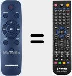 Replacement remote control for 9178010862
