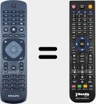 Replacement remote control for 996590009748