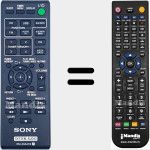 Replacement remote control for RM-AMU212 (A2060832A)