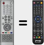 Replacement remote control for TM76 (AA59-00366A)