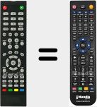 Replacement remote control for AKA006