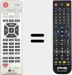 Replacement remote control for AKB73575429