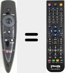 Replacement remote control for AKB73775507