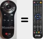Replacement remote control for AKB73775908