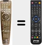 Replacement remote control for AVR 505