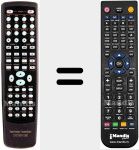 Replacement remote control for SYSTEM 1500 (AVR1500)