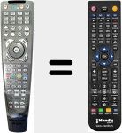Replacement remote control for AVR235