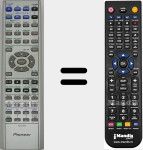 Replacement remote control for AXD7305