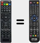 Replacement remote control for AKT3222T