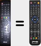 Replacement remote control for Aktv3223 T Smart
