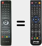 Replacement remote control for RC042