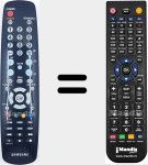 Replacement remote control for BN59-00684A