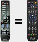 Replacement remote control for BN59-00936A