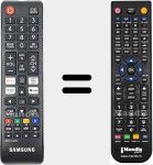 Replacement remote control for BN59-01483C
