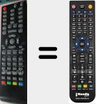 Replacement remote control for DUR18541