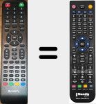 Replacement remote control for BLF32HD-1