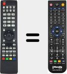 Replacement remote control for BT3549HD