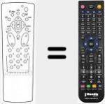Replacement remote control for MB100
