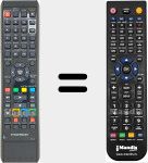 Replacement remote control for NC127 (CB1160HDD)