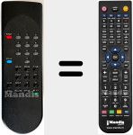 Replacement remote control for CD 2