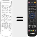 Replacement remote control for REMCON222