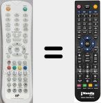 Replacement remote control for CELED215HD2