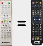 Replacement remote control for CELED320917W7