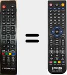 Replacement remote control for ALED3210/19