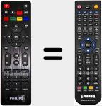 Replacement remote control for DTR3000