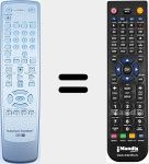 Replacement remote control for (R23-2) (DVD27)