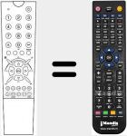Replacement remote control for TM3602PT100